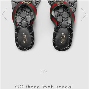 GG thong Web sandal regularly priced $420